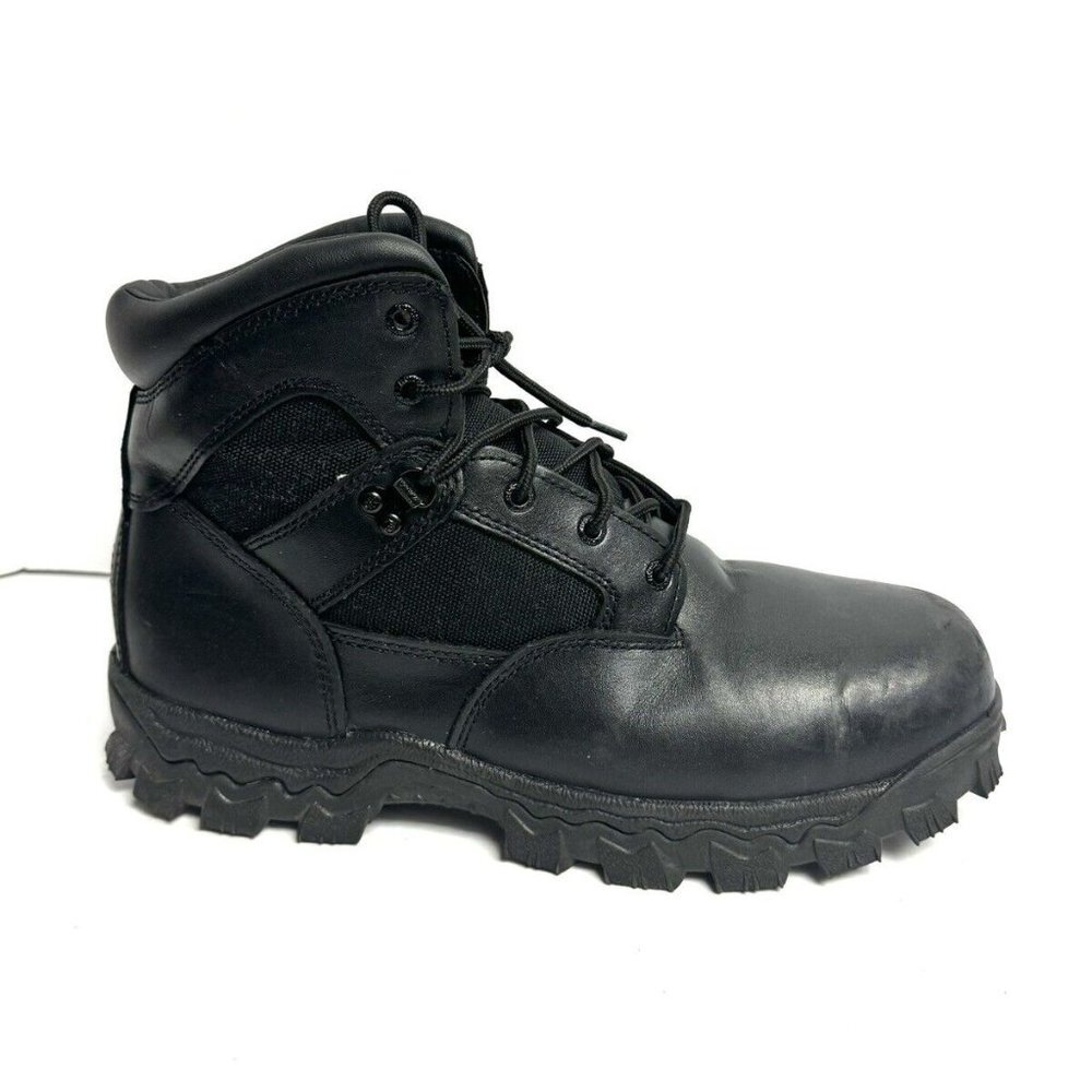 Rocky Mens Alphaforce Combat Boot Black Size 11.5W